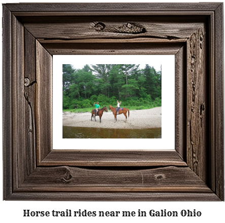 horse trail rides near me in Galion, Ohio